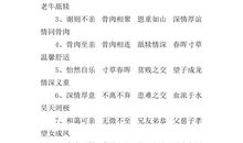 描写眼睛的词语