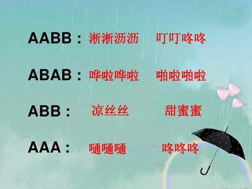 句子描述小春雨