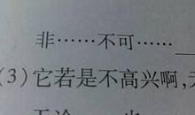 非……不可……造句大全