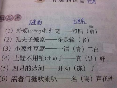 谚语在遇到困难时要鼓励