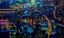 描写夜景灯光的句子