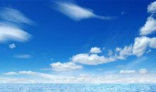 蓝天白云的优美句子