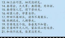 中国的经典谚语