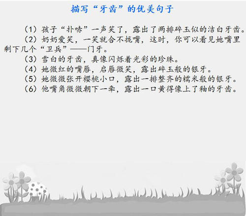 漂亮的句子描述外观