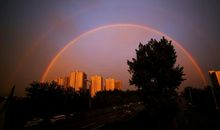 形容雨后彩虹唯美句子