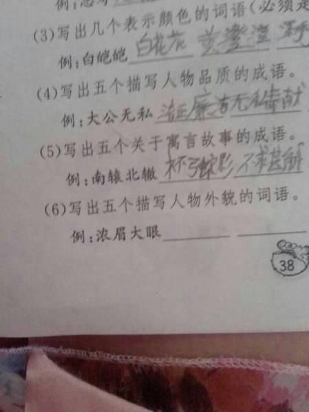 描述字符外观的成语