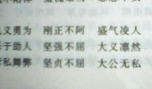 描写人物的词语句子