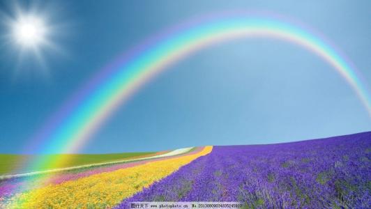 彩虹句子简短而美丽