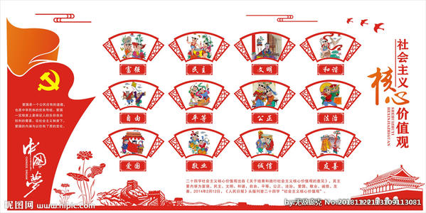 社会主义核心价值口号