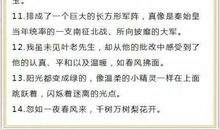 六年级比喻句优美