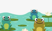 写青蛙的比喻句