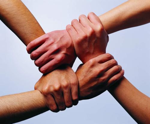 团结合作英语谚语