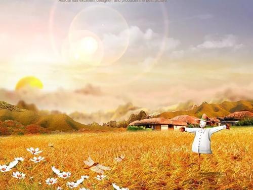 秋收诗句风光句子