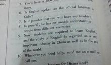 生活中常用的英语句子