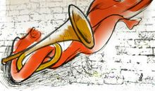 描写听音乐的句子