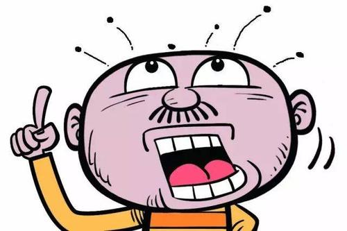 秃头男人用的伞