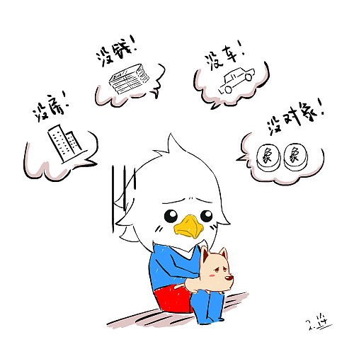 情人节祝福单只狗