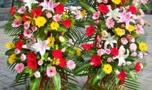 商店开业花篮贺词