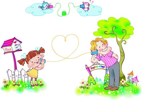 通过麦克风游戏的句子很有趣