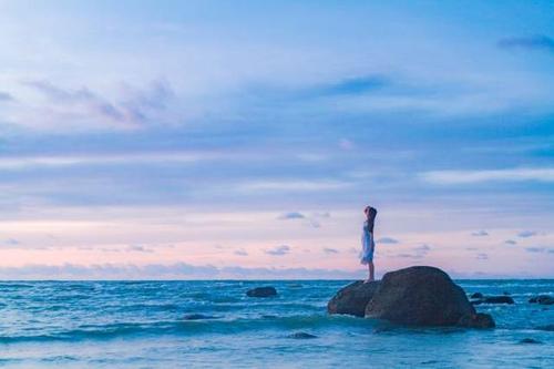 温柔的童话空中句子