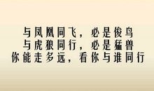 一个人能走多远，看他与谁同行