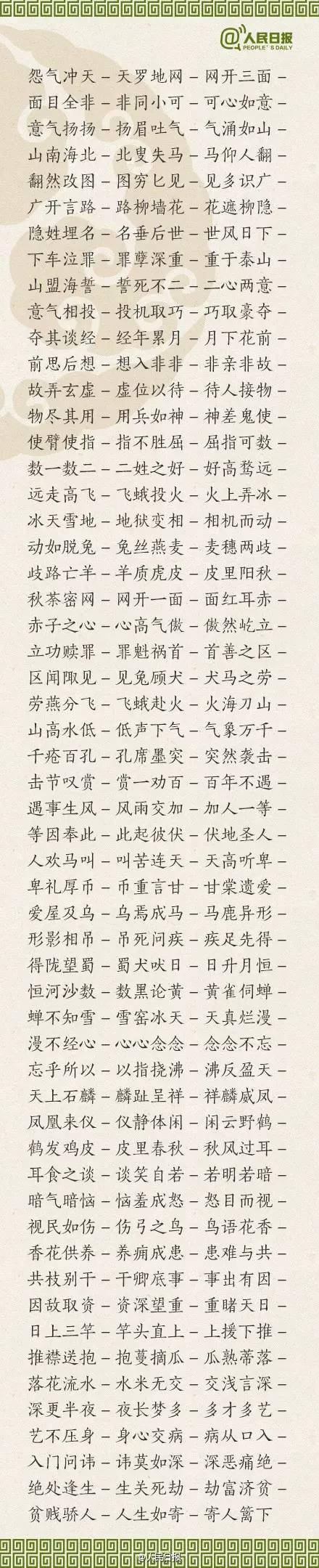 成语纸牌日益增加