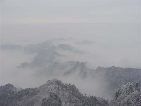 x县的冬季色彩构成