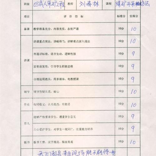 教师年度评估审查