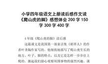 小学生读后感200字