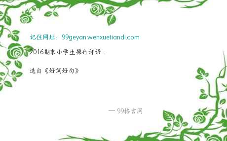 2016年学前行为审查