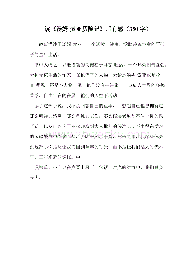 看完汤姆·索亚历险记