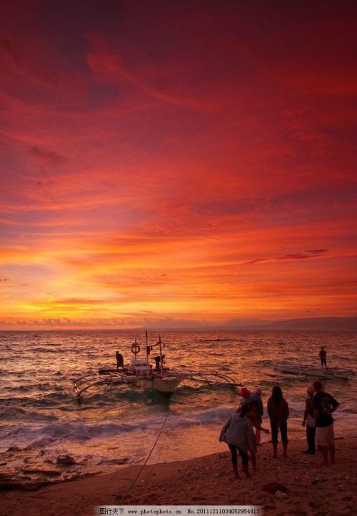 描述海滩的美丽句子