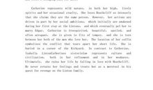 呼啸山庄英文读后感