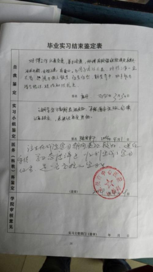 2016年公司高管对员工的年度评估意见