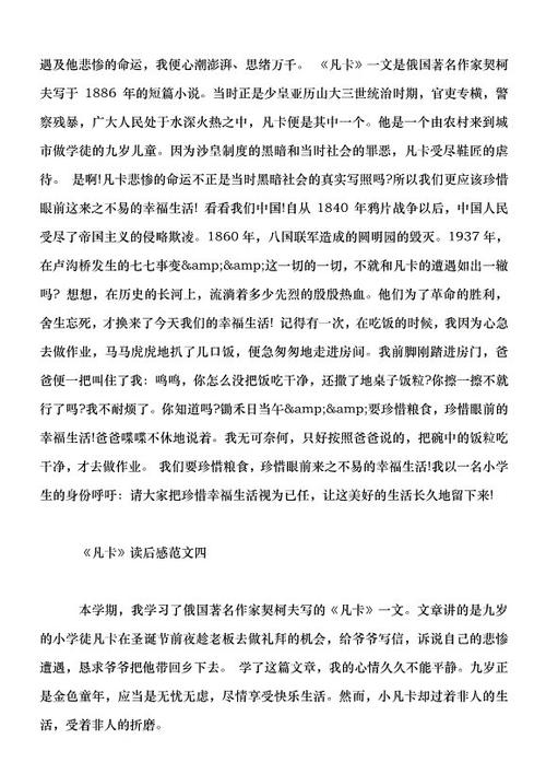 范卡阅读样本论文