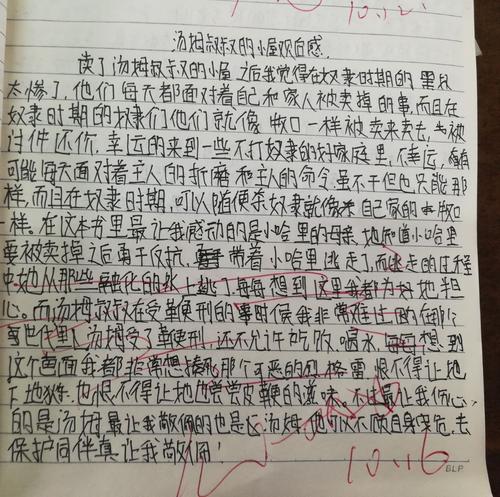 汤姆叔叔的小屋读书笔记