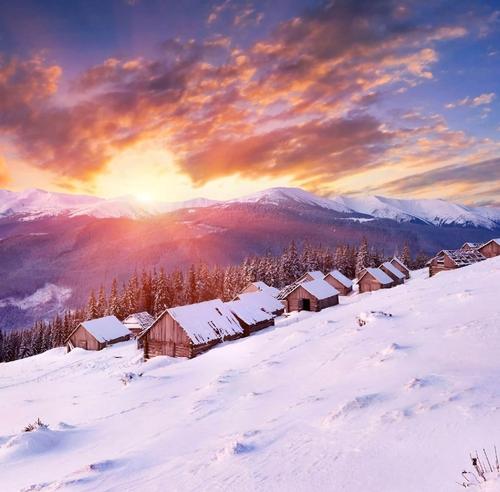 漂亮的句子描述雪景