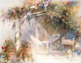 如果生活就像我第一次看到的那样，那么就像诗一样，几乎没有桥梁和流水