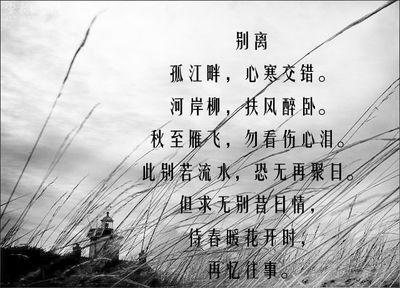 关于离别的美丽句子