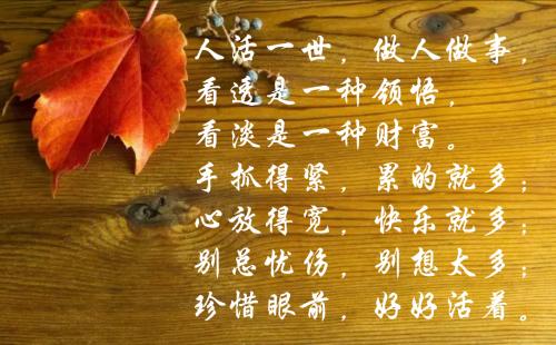 生活好是对母亲的爱