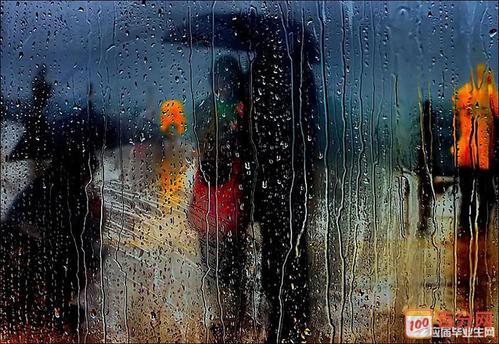 用大句子形容雨