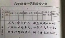 六年级班主任给学生的评语