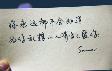 美丽的爱情句子