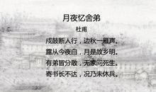 描写思念之情的诗句