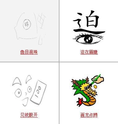 与眼睛有关的成语