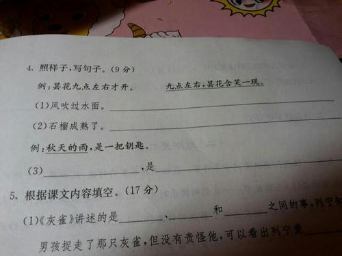 关于外观的句子