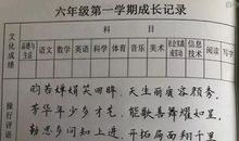 小学六年级期末学生评语