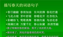 形容春天的四字成语