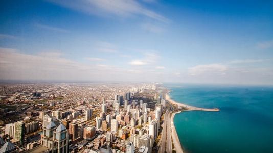 描述城市风光的句子