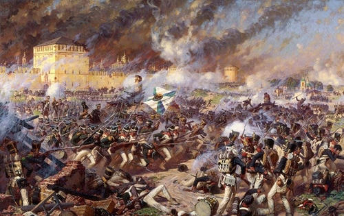 关于战争场面的成语